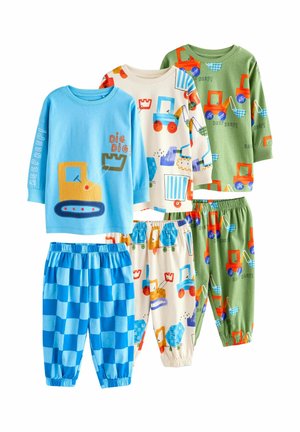 3 PACK - SET - Pyjama - green/blue transport