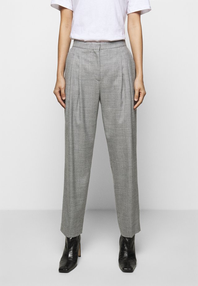 IVY PANTS - Bukse - grey melange