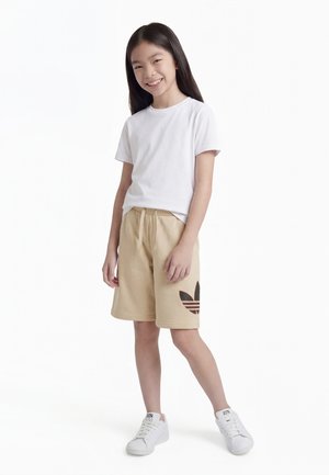 adidas Originals TREFOIL JUNIOR UNISEX - Træningsbukser - stone khaki/black