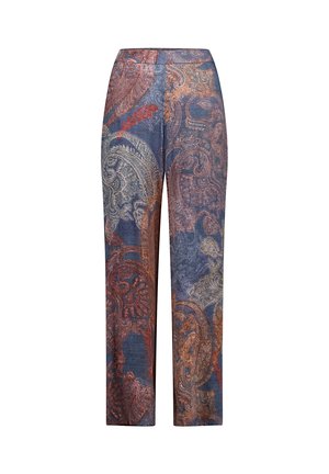 Betty Barclay, BETTY BARCLAY MIT ELASTISCHEM BUND MARLENE-HOSE - Pantalon classique - blau rot