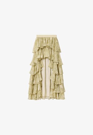 AllSaints, CAVARLY MAXI SKIRT - Μάξι φούστα - joanne gold-coloured green