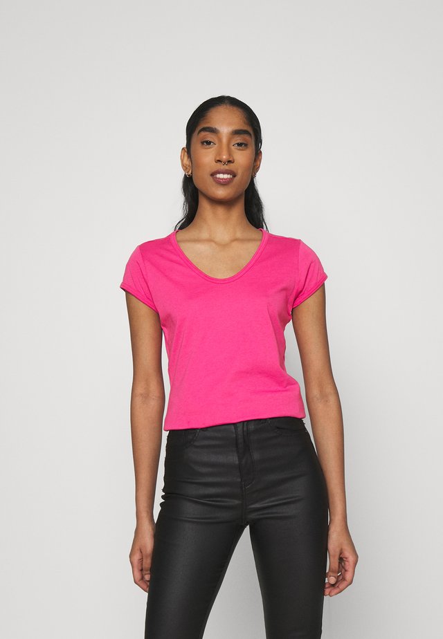 CORE EYBEN SLIM - T-Shirt basic - rebel pink