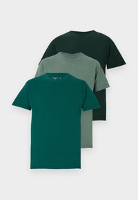 ESSENTIAL SOLID 3 PACK - Paprasti marškinėliai - rosin/cilantro/shadow