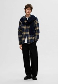 Selected Homme SLIMOWEN-BRUSHED NOOS - Skjorter - sky captain