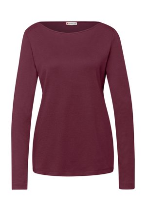 IN UNIFARBE - Maglietta a manica lunga - rot