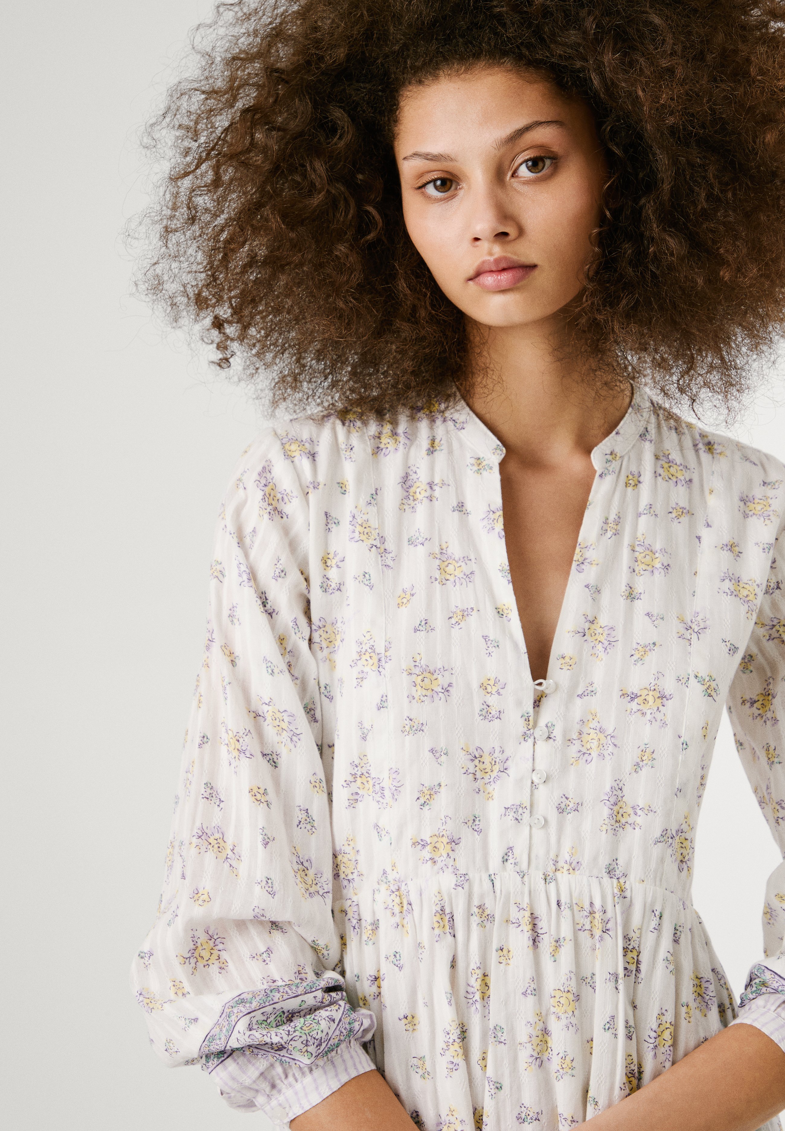 Pepe Jeans LIA - Denn? ?aty - mousse white/?pinav? b?l? - Zalando.cz