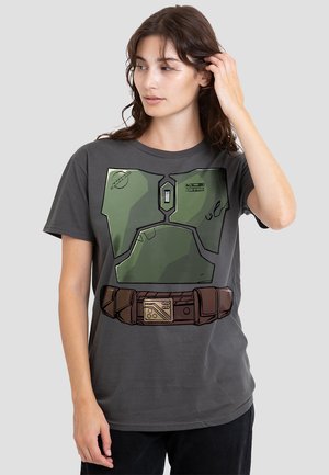 STAR WARS BOBA FETT COSTUME - Print T-shirt - anthracite