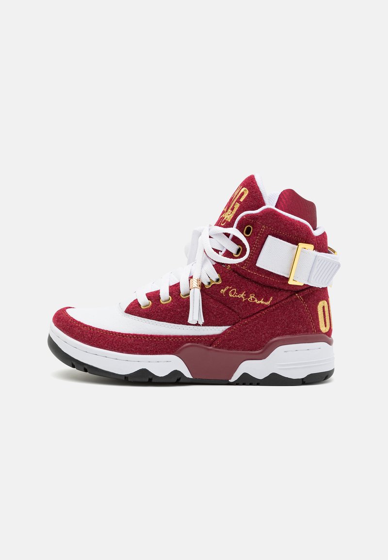 Patrick Ewing Baskets montantes - red/white/pale gold
