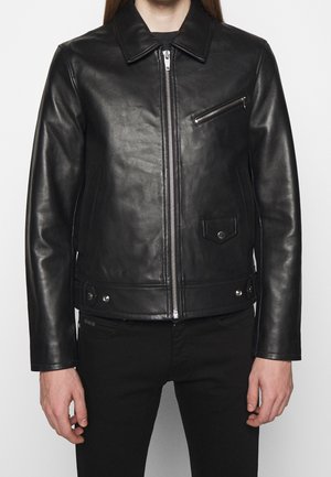 Lederjacke - black