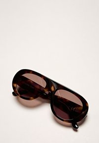 Massimo Dutti OVAL - Sunglasses - dark brown