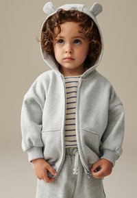 Next - Sweater met rits - grey Miniatuurafbeelding 1