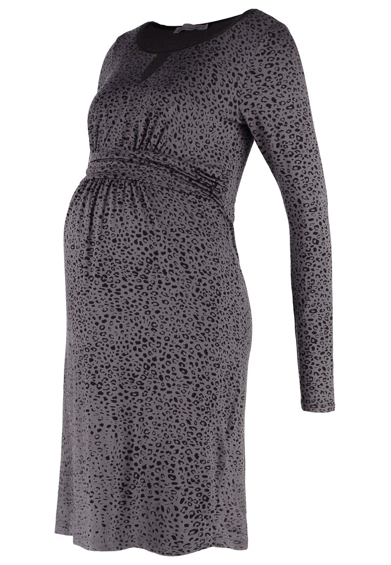 Queen Mum Jerseyjurk donkergrijs