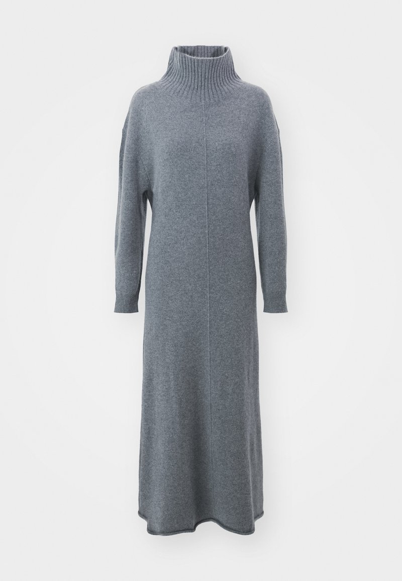 Maje Gebreide jurk grijs