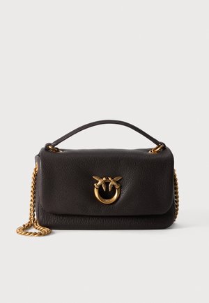 Pinko, CLICK SOFT HORIZONTAL CHAIN - Дамска чанта - brown/gold-coloured
