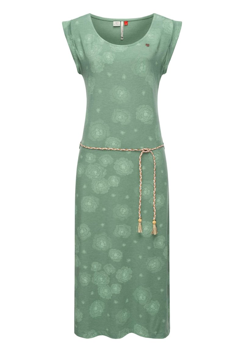 Ragwear TAGG MIDI - Robe en jersey - dusty green