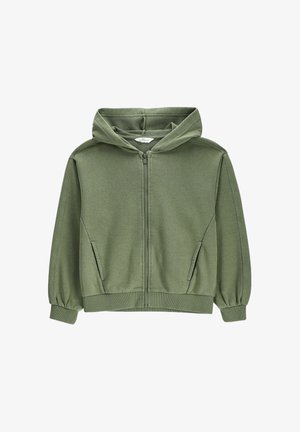 Coccodrillo, BLUZA ROZPINANA (F-ZC6132401FGJ-027-158) - Zip-up sweatshirt - khaki