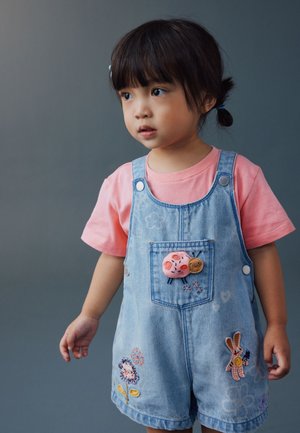 Next, REGULAR FIT -EMBROIDERED SET  - Overall /Buksedragter - light blue