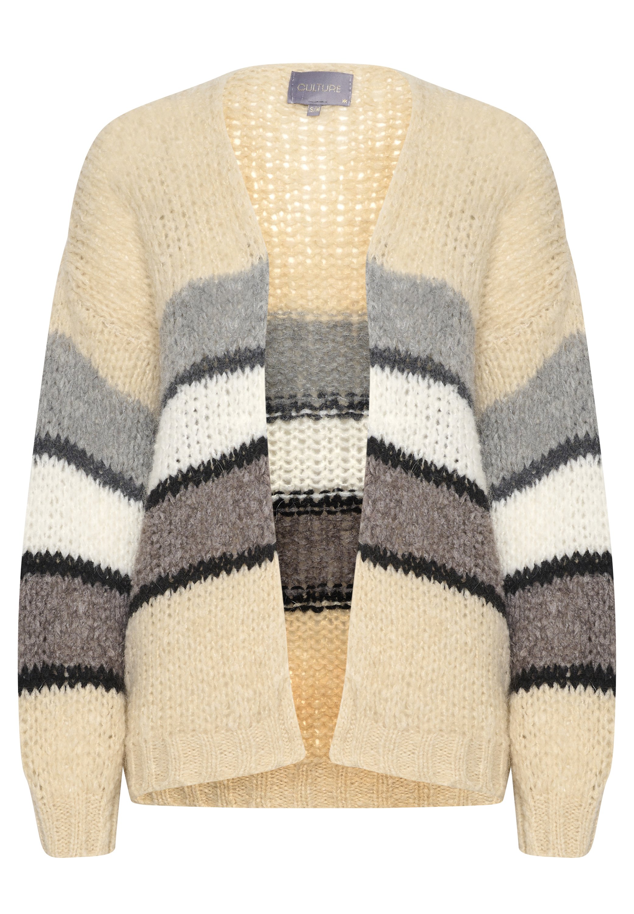 Culture CUCAREN - Cardigan - beige/grey 