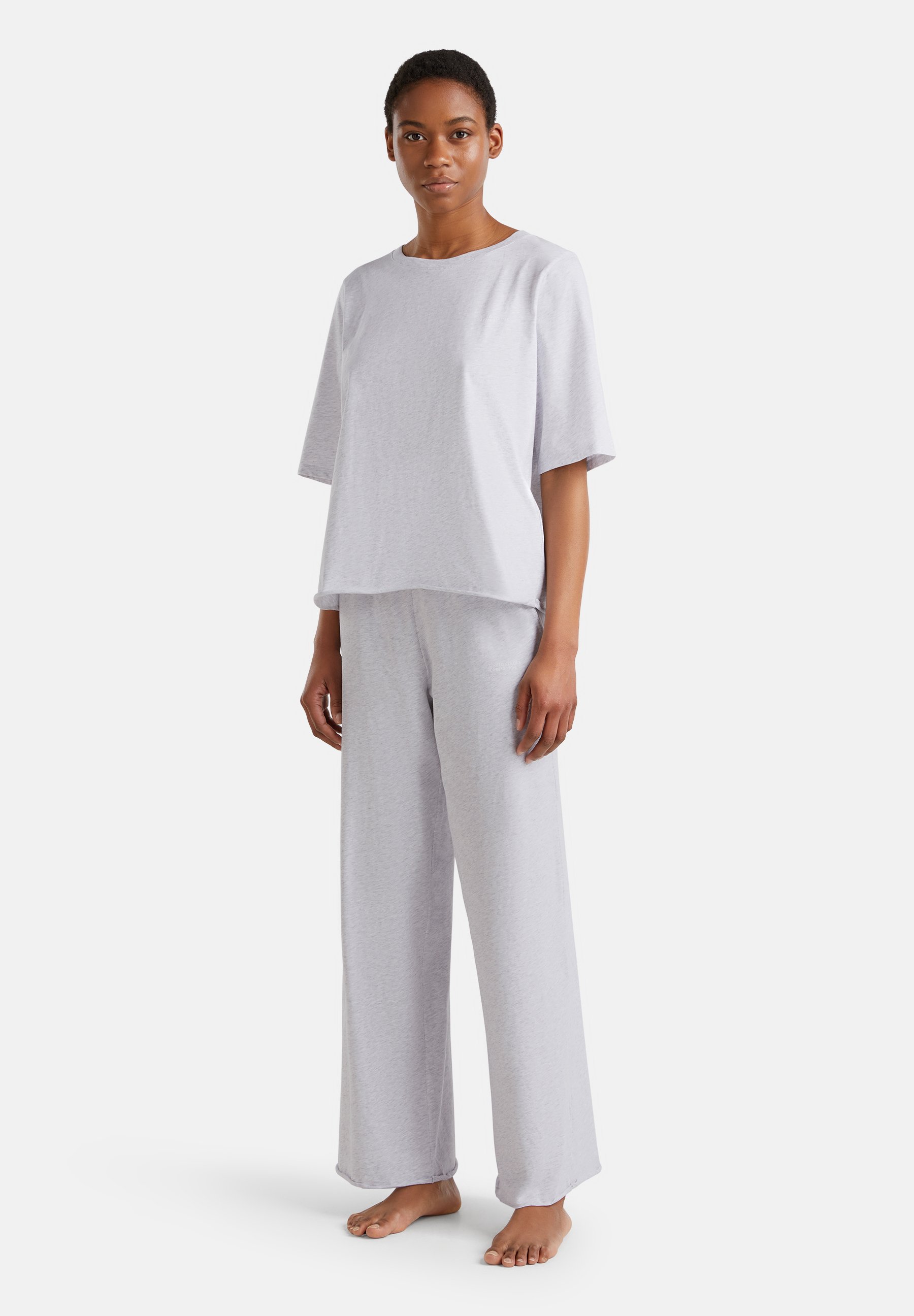United Colors of Benetton LOOSE-FITTING SET Pyjamas grey Zalando