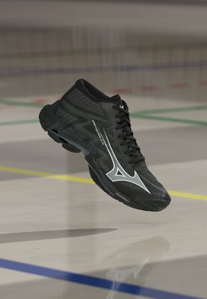 Mizuno WAVE LIGHTNING ELITE UNISEX - Παπούτσια βόλεϊ - black/ultimate gray/india ink