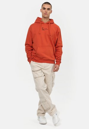 SMALL SIGNATURE ESSENTIAL HOODIE - Felpa con cappuccio - orange