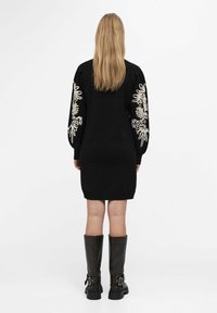 Object OBJJOANA - Gebreide jurk - black