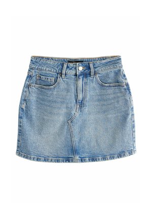 MINI  - sukňa v tvare A - mid blue