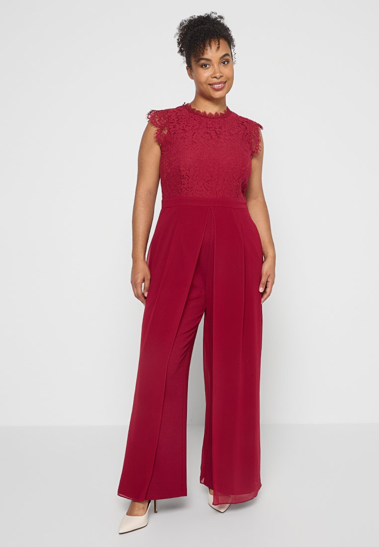 Apart Glamour Jumpsuit bordeauxrood Apart Glamour Jumpsuit bordeauxrood