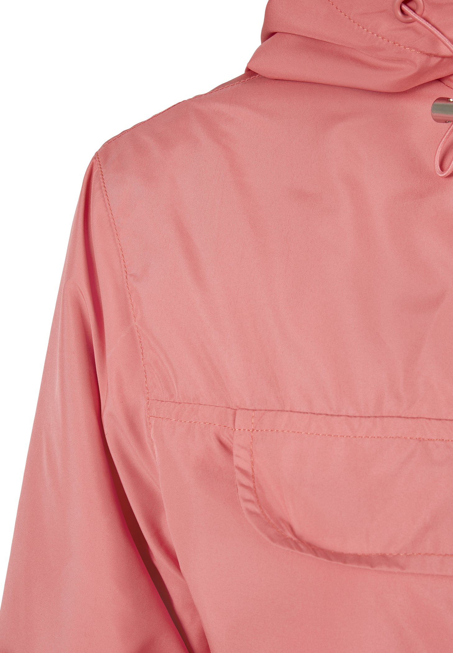 coral windbreaker jacket