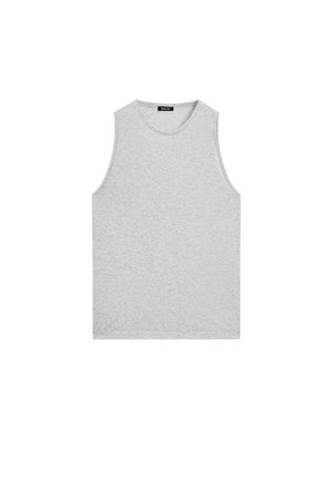 Massimo Dutti SLEEVELESS ROUND NECK - T-shirts basic - grey