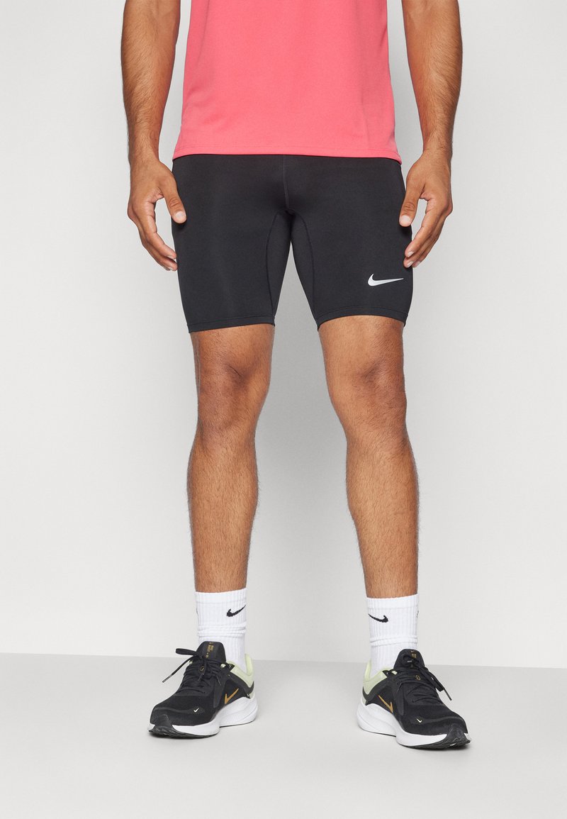 Nike Performance - FAST HALF TIGHT  - Leggings - black, Ampliar