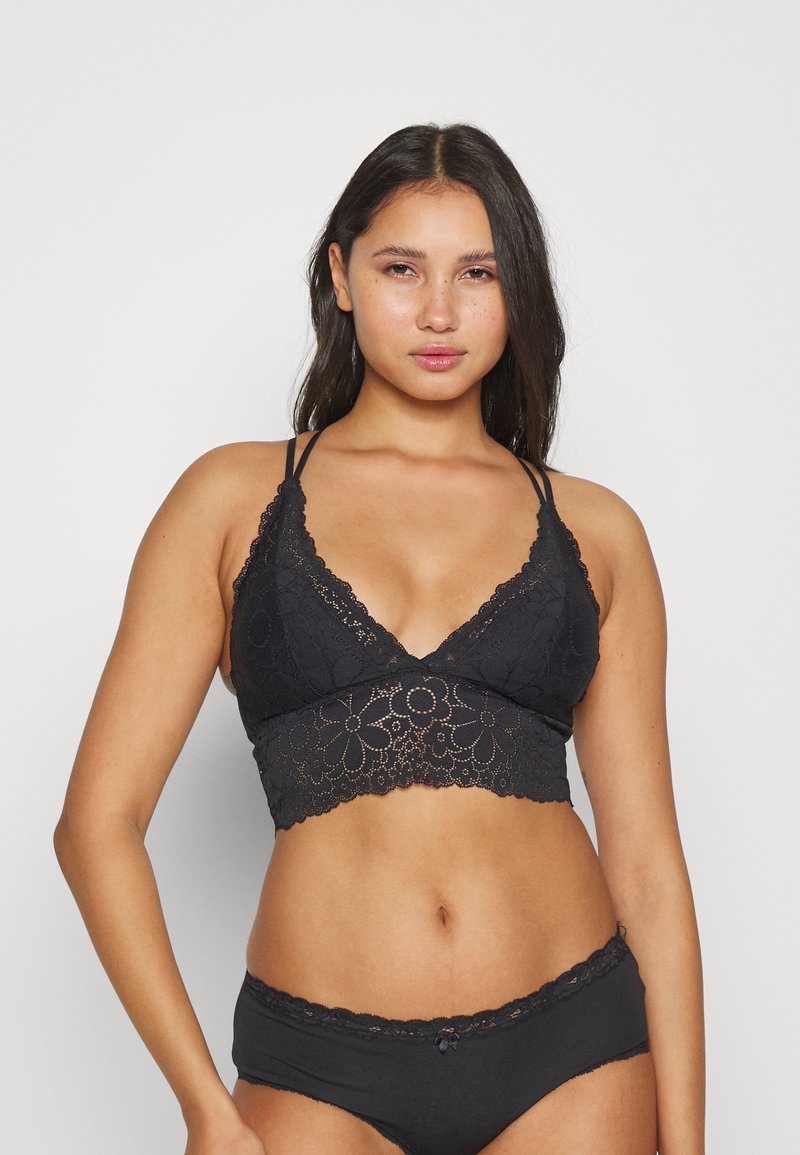 aerie PADDED Triangle bra true black/black Zalando.ie