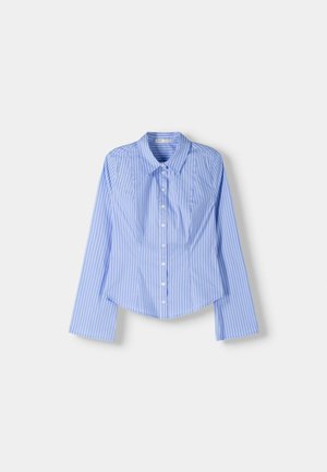 Bershka WITH WIDE SLEEVES  - Chemisier - dark blue