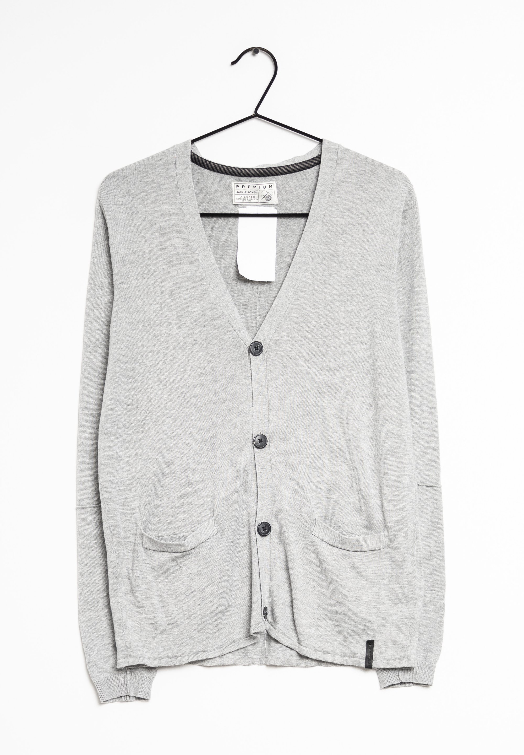 Jack Jones PREMIUM Strickjacke grey/grau (Pre-owned) Zalando