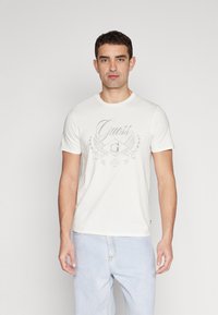 Guess Camiseta estampada - salt white