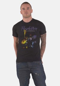 Paradiso Clothing PRINCE PURPLE RAIN  - Print T-shirt - black
