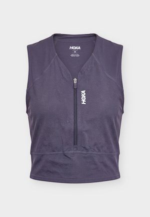 HOKA, SKYBREEZE CROP TANK - Μπλούζα - squid ink