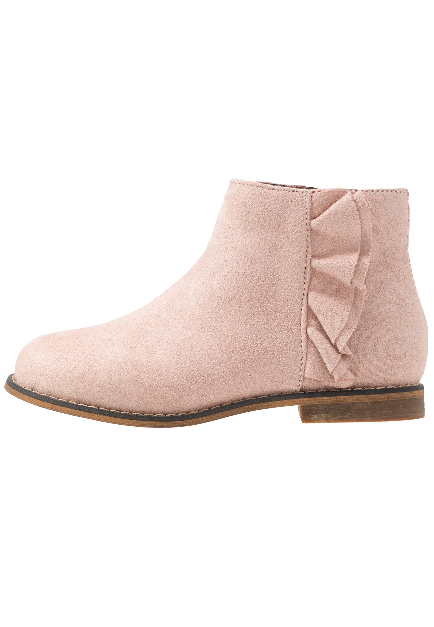 light pink ankle boots