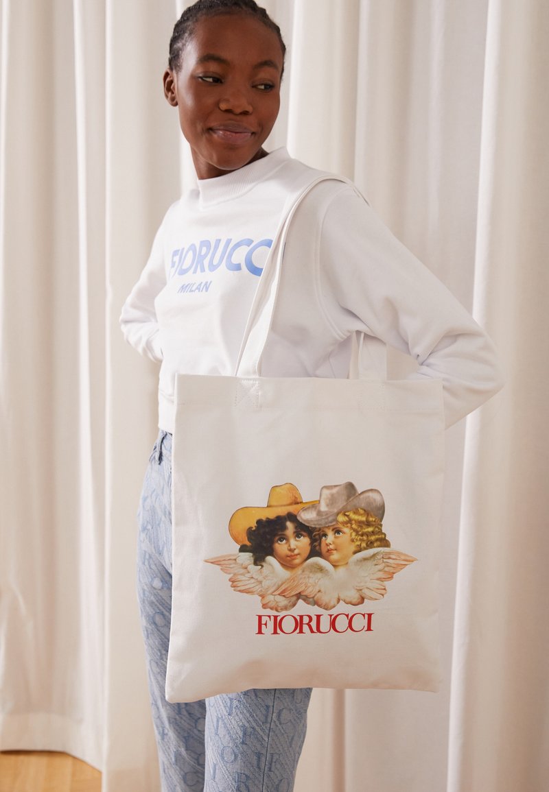 Damen Handtaschen | Fiorucci COWBOY ANGELS TOTE BAG Shopping Bag white/weiß - EZ50519 Damen Handtaschen | Fiorucci COWBOY ANGELS TOTE BAG Shopping Bag white/weiß - EZ50519