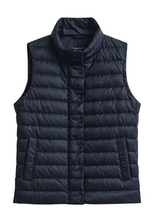 GANT, LIGHT VEST, granatowy