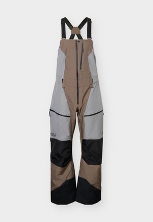 Peak Performance, VERTICAL GORE-TEX PRO 3L BIB PANTS WOMEN - Панталони за сноуборд - terrain tan/light grey