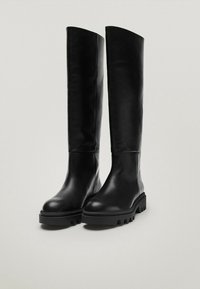 Massimo Dutti Bottes - black
