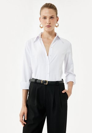 Overhemdblouse - white