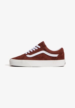 Vans, OLD SKOOL - Baskets basses - pig suede brown earth/true white
