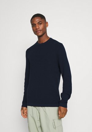 Selected Homme SLHROCKS CREW NECK - Trui - dark sapphire