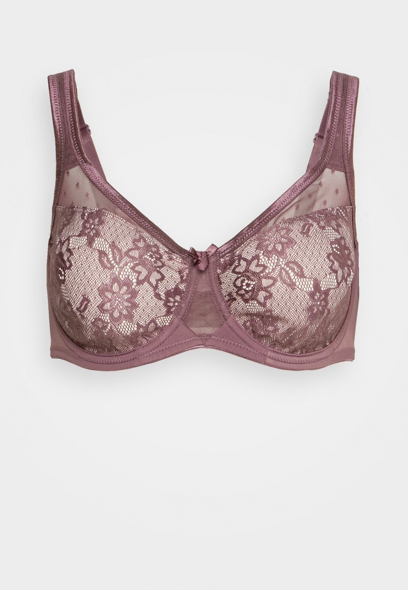 LASCANA NUANCE MINIMIZER BRA - Soutien com aro - chocolate powder