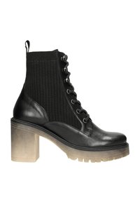 Wojas Botines con plataforma - black