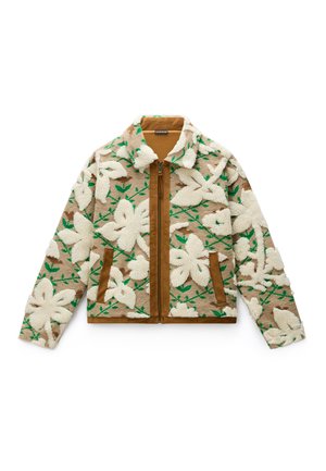 Napapijri, T-BLOOM FZ W FLOWER WOM FZY, zielony