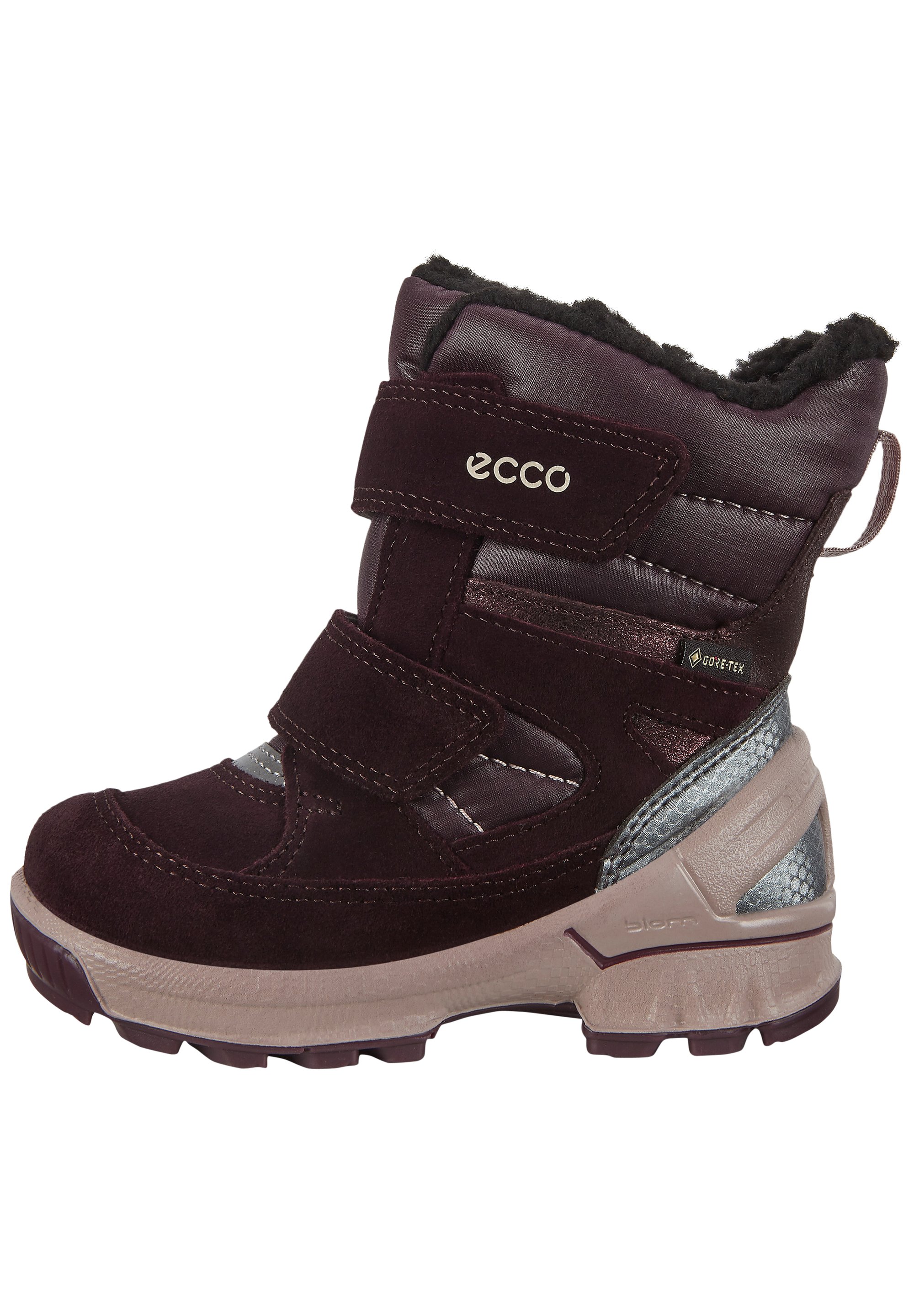 ECCO BIOM HIKE INFANT - Vinterstøvler - fig/shale/lilla