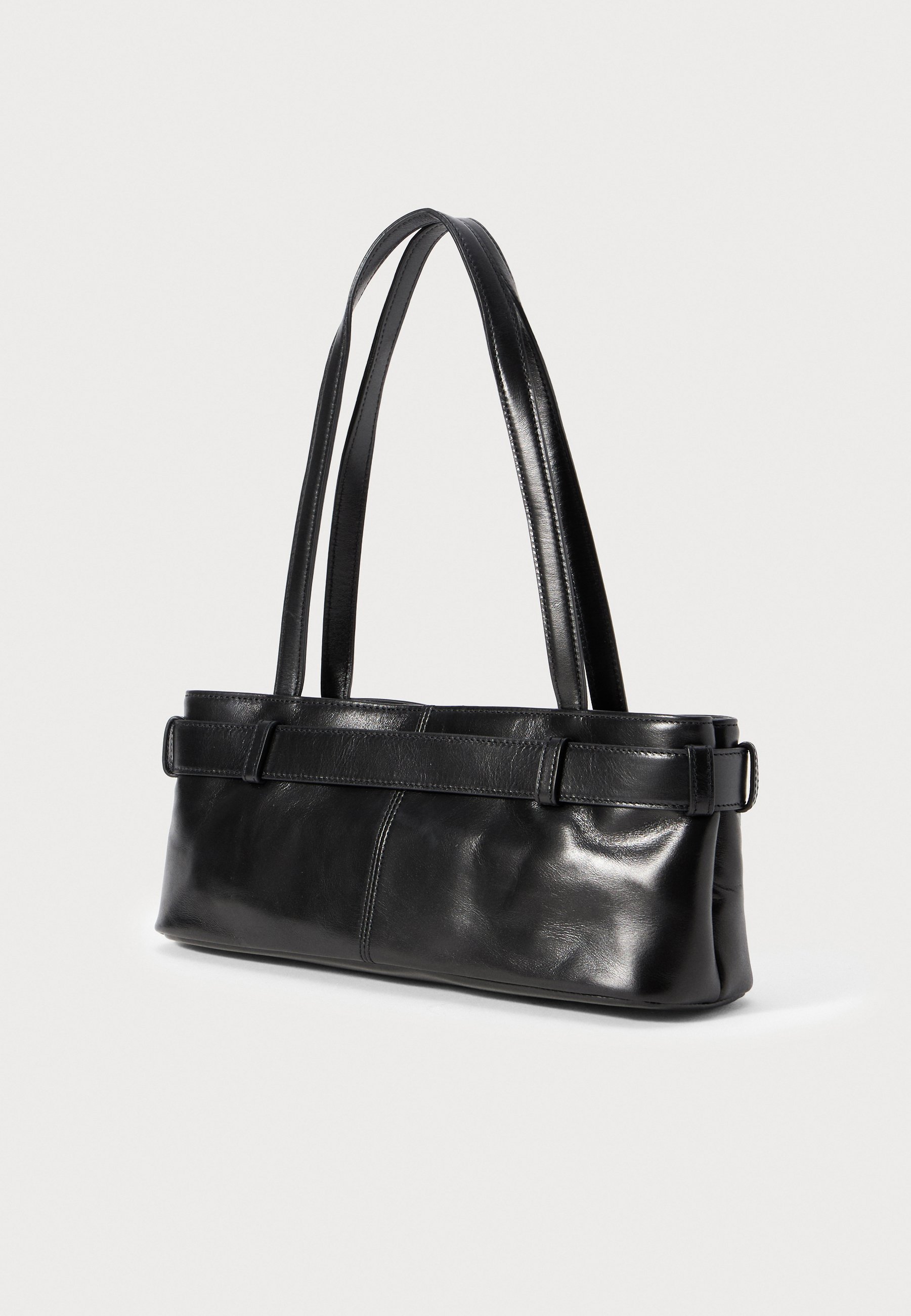 Osoi SHOULDER BROCLE MINI - Handbag - stone black/black